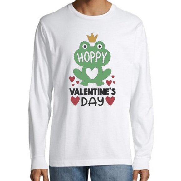 Catty Corner Company Tops - Hoppy Valentines Day Long Sleeve Shirt